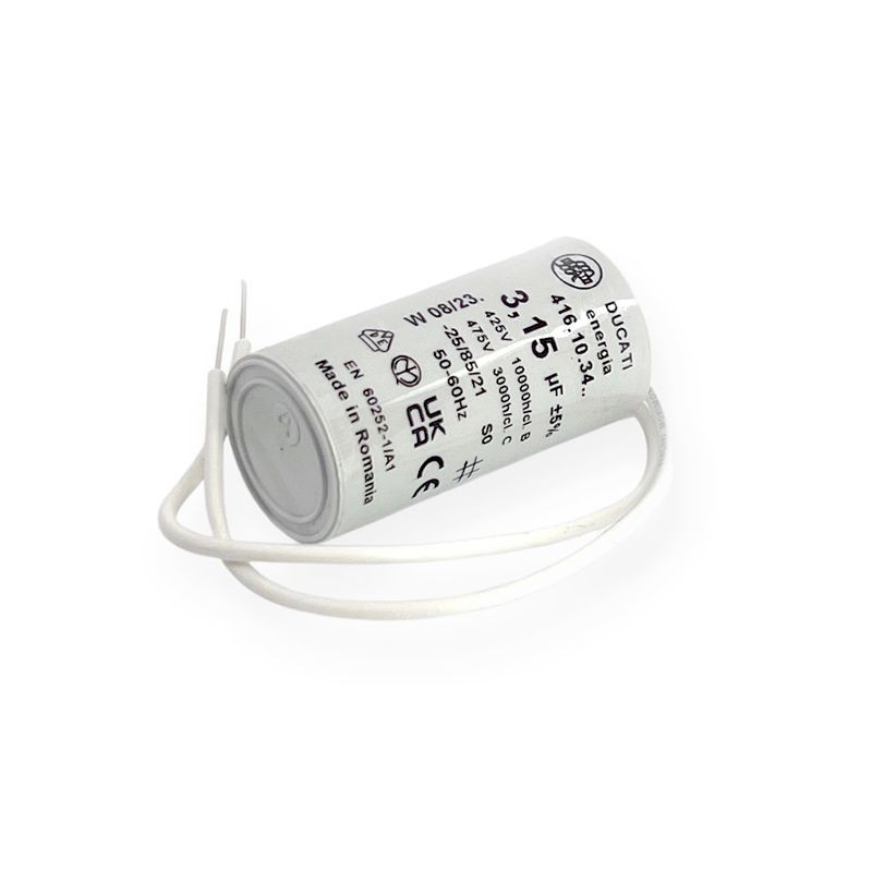 Condensateur 3,15 µF fils pour moteur volet roulant