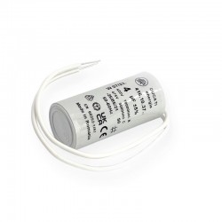 Condensateur 4 µF fils pour moteur volet roulant