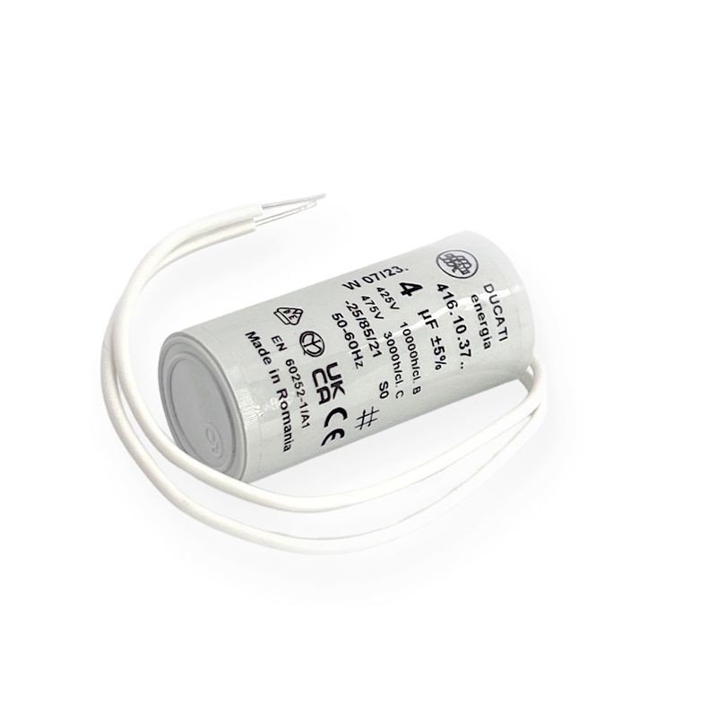 Condensateur 4 µF fils pour moteur volet roulant