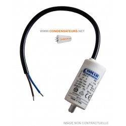 Condensateur de démarrage 5mf 450V câble