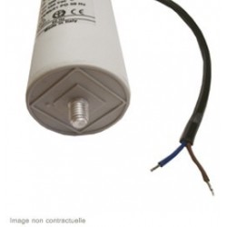 18 µF Condensateur pompe de piscine (18 mF) 450V à câble 