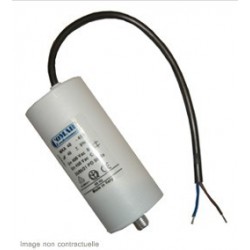 20 µF Condensateur pompe de piscine (20 mF) 450V à CABLE