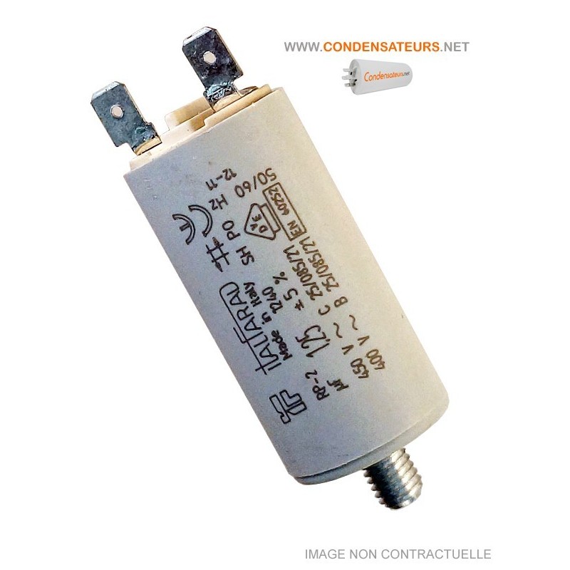 Condensateur de démarrage 1.25µf 450V COSSES Condensateur de démarrage 1.25µf 450V COSSES