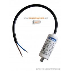 Condensateur de démarrage 3mf 450V à cable