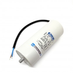Condensateur permanent 60µF à câble pour moteur électrique