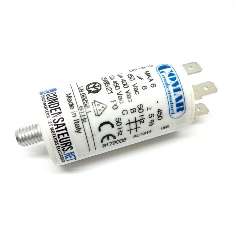Condensateur permanent pour moteur monophasé